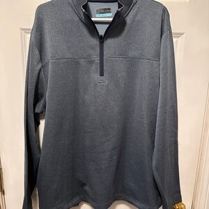 PGA Tour Men's Gray Zip-Up Sweater
